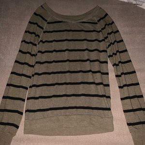 Black and green long sleeve.